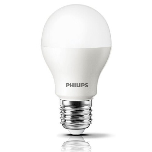Лампа светодиод. (LED) Груша Е27 10Вт 750лм 6500К 230В матов. Philips