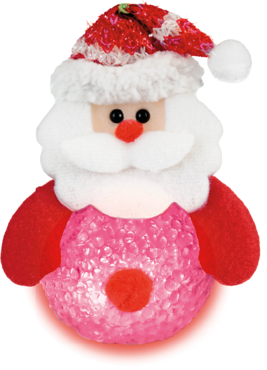 РАСПРОДАЖА Светильник декоративная фигурка светодиодная "Дед Мороз" Gauss серия Holiday  0,1W, два ц