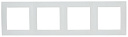 Рамка 4-мест. белый Simon 15-Рамки для ЭУИ - купить по низкой цене в интернет-магазине, характеристики, отзывы | АВС-электро