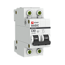 Выключатель автомат. 2-пол. (2P)  40А C  4,5кА ВА47-29 Basic EKF-Автоматические выключатели - купить по низкой цене в интернет-магазине, характеристики, отзывы | АВС-электро