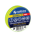 Изолента ПВХ 19мм х 20м желто-зеленая Safeline-Крепёж, материалы для монтажа - купить по низкой цене в интернет-магазине, характеристики, отзывы | АВС-электро