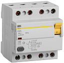 Устр-во защит. откл. (УЗО, ВДТ) 4-пол. (4P)  63А  30мА тип AC ВД1-63 IEK-Устройства защитного отключения (УЗО) - купить по низкой цене в интернет-магазине, характеристики, отзывы | АВС-электро