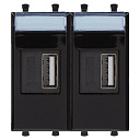 USB зарядное устройство "Черный квадрат", "Avanti", 2.1А, 2мод.-USB-розетки (зарядные устройства) - купить по низкой цене в интернет-магазине, характеристики, отзывы | АВС-электро