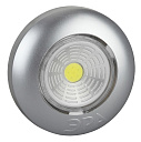 Светодиодный фонарь подсветка ЭРА Пушлайт SB-503 Аврора самоклеящийся серебристый COB-Светильники-пушлайт (pushlight) - купить по низкой цене в интернет-магазине, характеристики, отзывы | АВС-электро