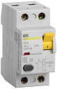Устр-во защит. откл. (УЗО, ВДТ) 2-пол. (2P)  50А  30мА тип AC ВД1-63 IEK-Устройства защитного отключения (УЗО) - купить по низкой цене в интернет-магазине, характеристики, отзывы | АВС-электро