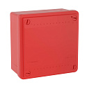 Коробка ответвит. с гладкими стенками,  IP56, 100х100х50мм, цвет красный