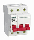 Выключатель-разъединитель 3Р 25А ВН-102-Модульные выключатели нагрузки - купить по низкой цене в интернет-магазине, характеристики, отзывы | АВС-электро
