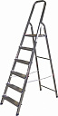 Стремянка алюминиевая "Энкор" 6 ступеней-Лестницы, стремянки, верстаки - купить по низкой цене в интернет-магазине, характеристики, отзывы | АВС-электро