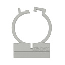 Держатель для труб d16мм двухкомпонентный серый (уп.5шт) ДКС-Кабеленесущие системы - купить по низкой цене в интернет-магазине, характеристики, отзывы | АВС-электро